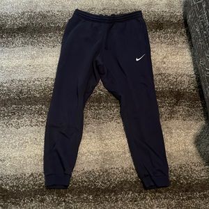 Navy blue Nike joggers